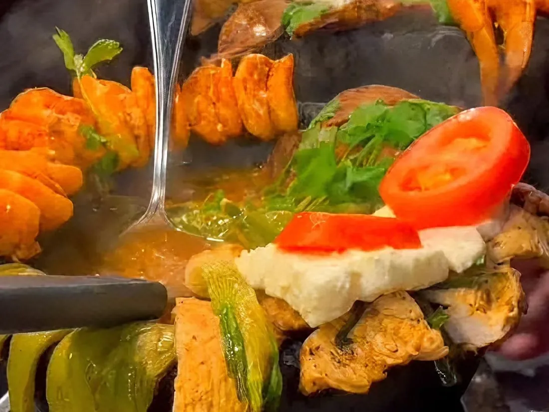 Caldo 7 Mares at La Mojarra Loca, Las Vegas mariscos